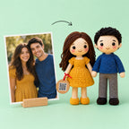 Custom crochet dolls made from your photo